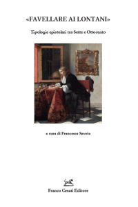 book cover: Favellare ai lontani: tipologie epistolari tra Sette e Ottocento - Francesca Savoia